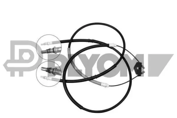 Cable Pull, parking brake (P761414)