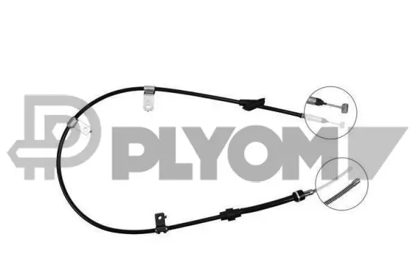 Cable Pull, parking brake (P761715)