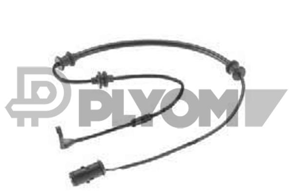 Warning Contact, brake pad wear (P482504)