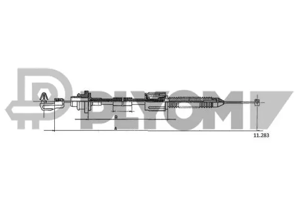 Accelerator Cable (P762512)