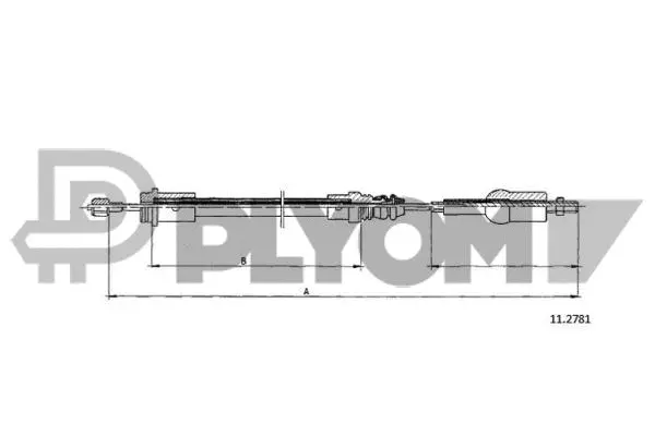 Cable Pull, clutch control (P765754)