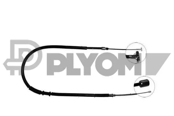 Cable Pull, parking brake (P015935)