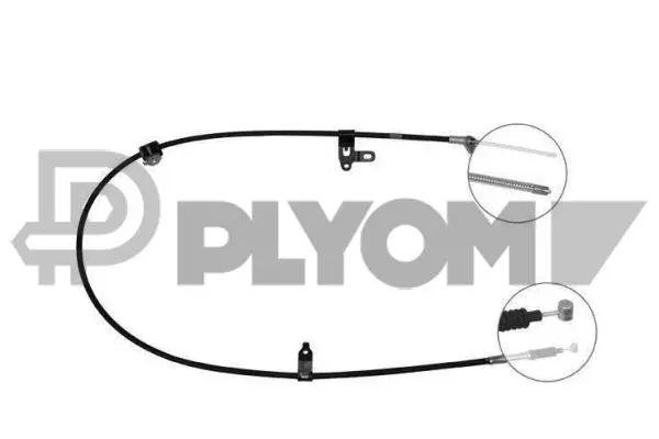 Cable Pull, parking brake (P762812)