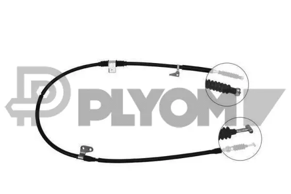Cable Pull, parking brake (P761733)