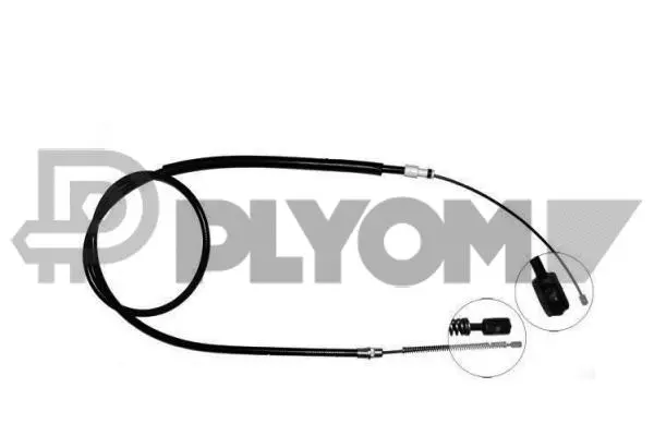 Cable Pull, parking brake (P038472)