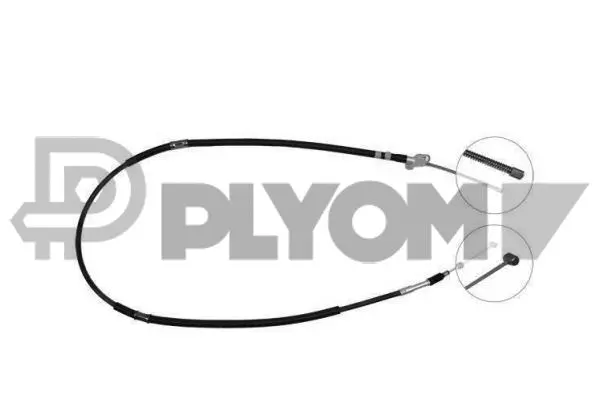 Cable Pull, parking brake (P762806)