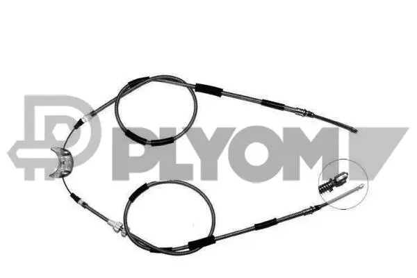 Cable Pull, parking brake (P083920)