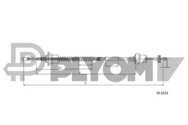 Cable Pull, clutch control (P761703)