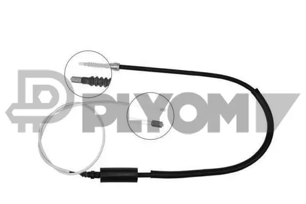 Cable Pull, parking brake (P762403)