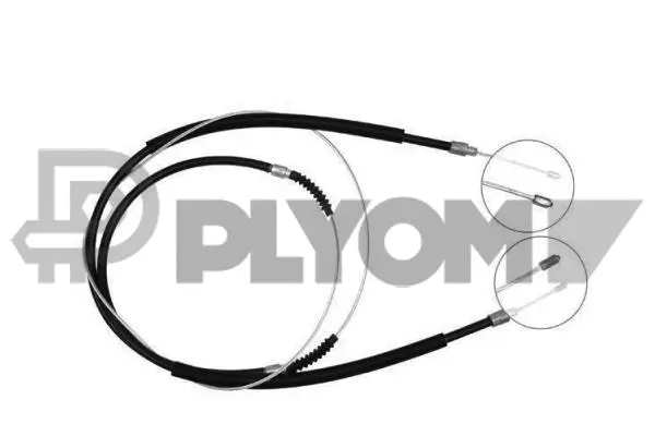 Cable Pull, parking brake (P038308)