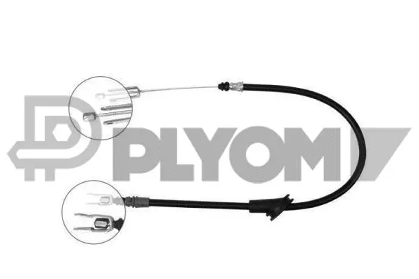 Cable Pull, parking brake (P765758)