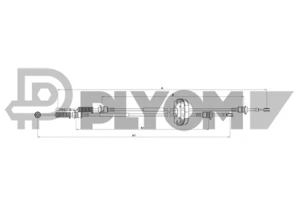 Cable Pull, manual transmission (P766489)