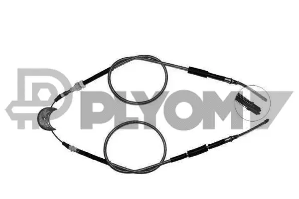 Cable Pull, parking brake (P087010)