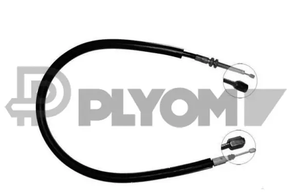 Cable Pull, parking brake (P028463)