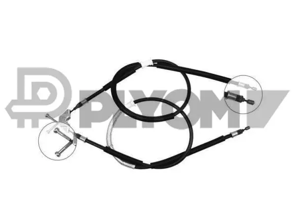 Cable Pull, parking brake (P489036)