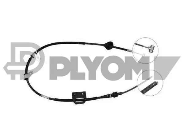 Cable Pull, parking brake (P762671)