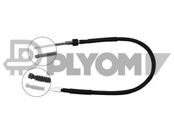 Cable Pull, parking brake (P762780)