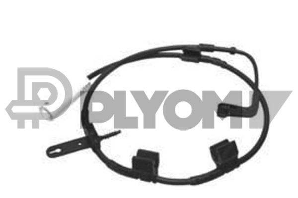 Warning Contact, brake pad wear (P755095)