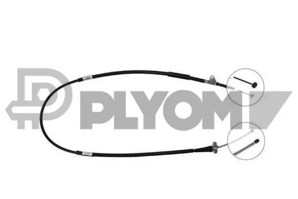 Cable Pull, parking brake (P762742)
