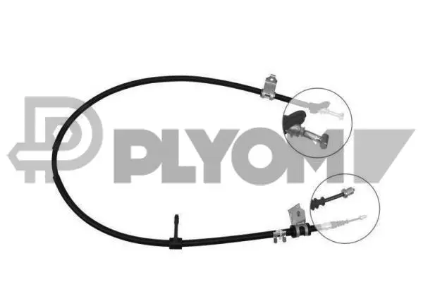 Cable Pull, parking brake (P019033)