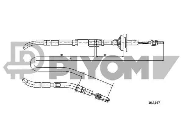 Cable Pull, clutch control (P762939)