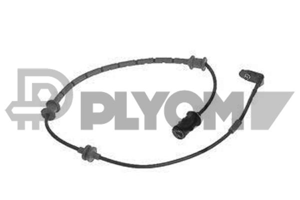 Warning Contact, brake pad wear (P755100)
