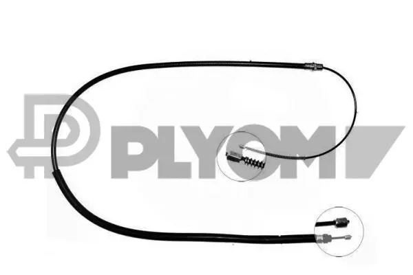 Cable Pull, parking brake (P028049)