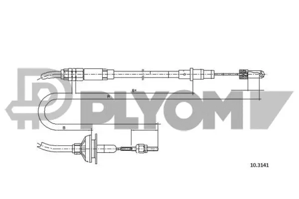 Cable Pull, clutch control (P762935)