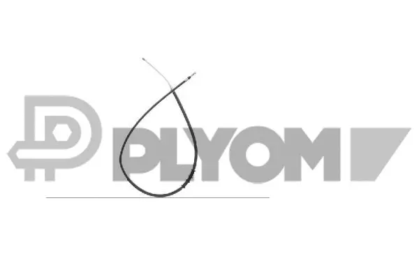 Cable Pull, parking brake (P761031)