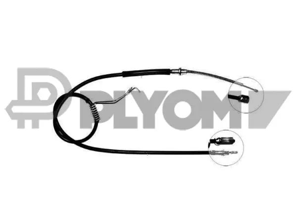 Cable Pull, parking brake (P760106)