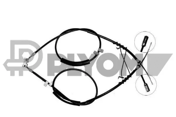 Cable Pull, parking brake (P765715)