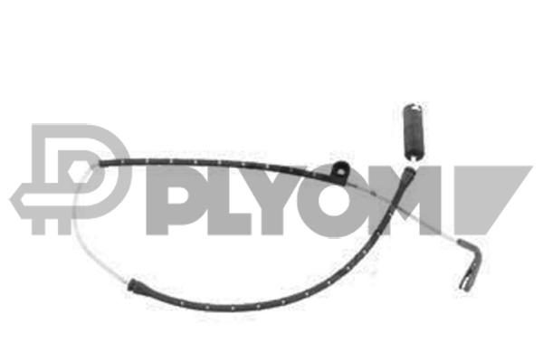 Warning Contact, brake pad wear (P755109)