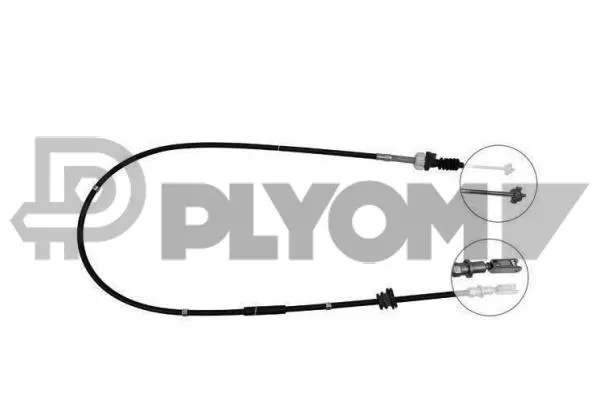 Cable Pull, clutch control (P038434)