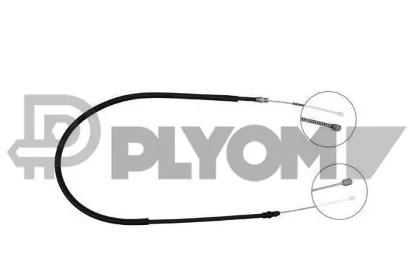 Cable Pull, parking brake (P028420)