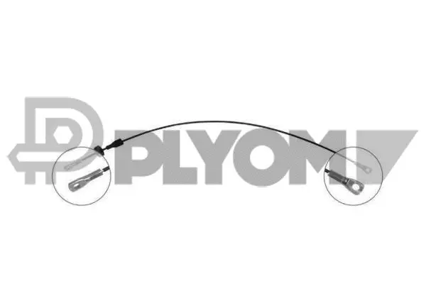 Cable Pull, parking brake (P766223)