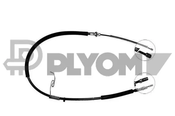 Cable Pull, parking brake (P088052)