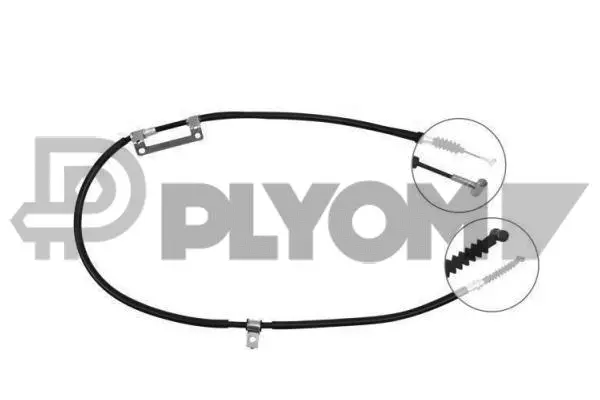 Cable Pull, parking brake (P761753)
