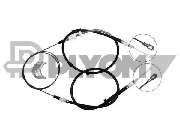 Cable Pull, parking brake (P761409)