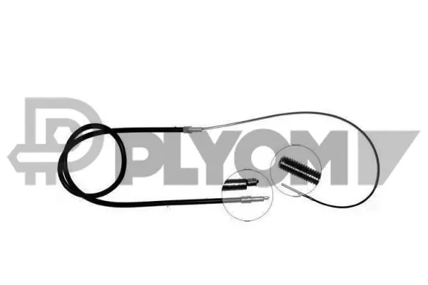 Cable Pull, parking brake (P208003)