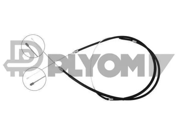 Cable Pull, parking brake (P019058)
