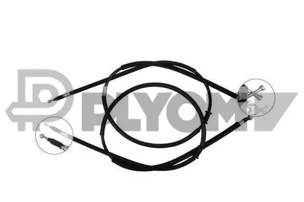 Cable Pull, parking brake (P762010)