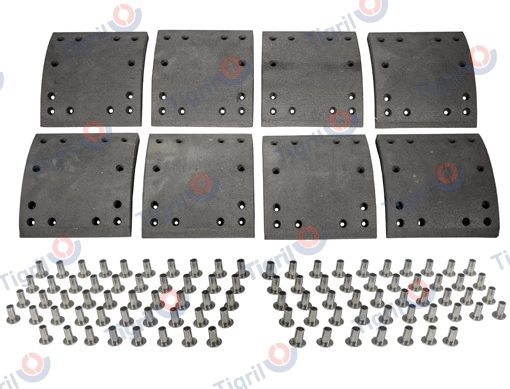 Brake Lining Kit, drum brake (RO13.0001)