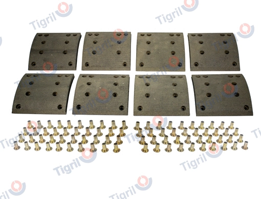 Brake Lining Kit, drum brake (DB13.0013)