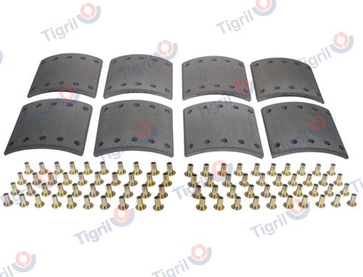Brake Lining Kit, drum brake (BP13.0002)