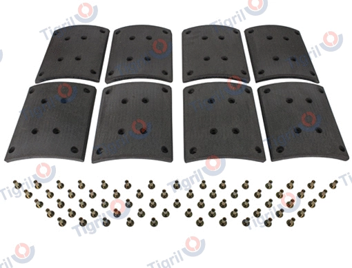 Brake Lining Kit, drum brake (DB13.0014)