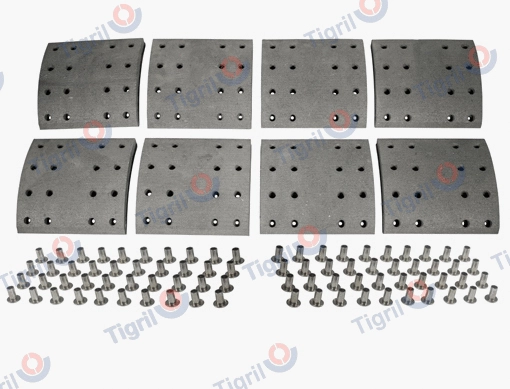 Brake Lining Kit, drum brake (DA13.0002)