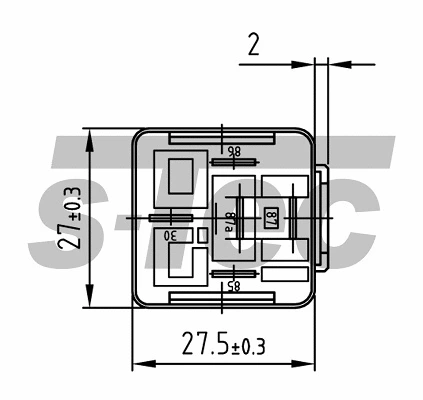 Relay, main current