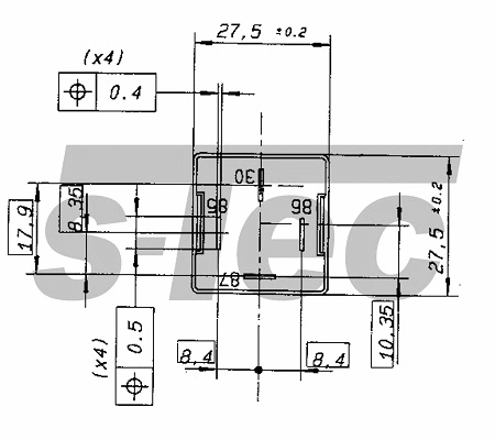 Relay, radiator fan overrun