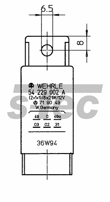 Flasher Unit (WES54229002B)