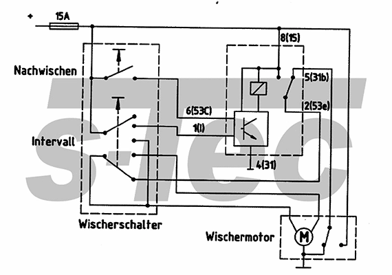 Relay, wipe/wash interval